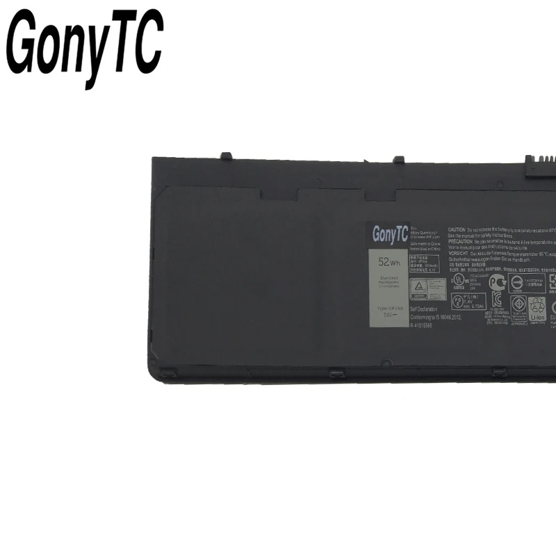 Оригинальный аккумулятор VFV59 W57CV GVD76 для ноутбука DELL Latitude E7240 E7250 0W57CV WD52H 7 4 В 52