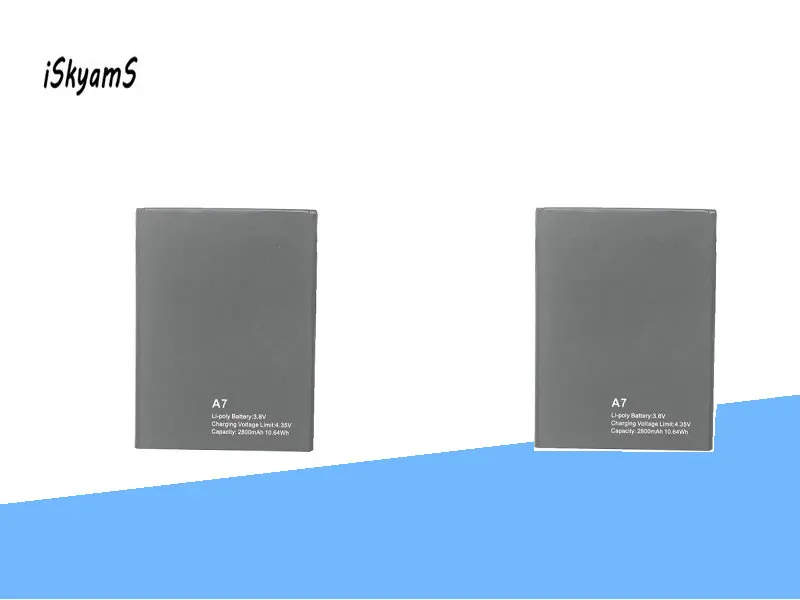 ISkyamS 2x2800 мАч Замена смартфон Батарея для Blackview A7 Резервное копирование