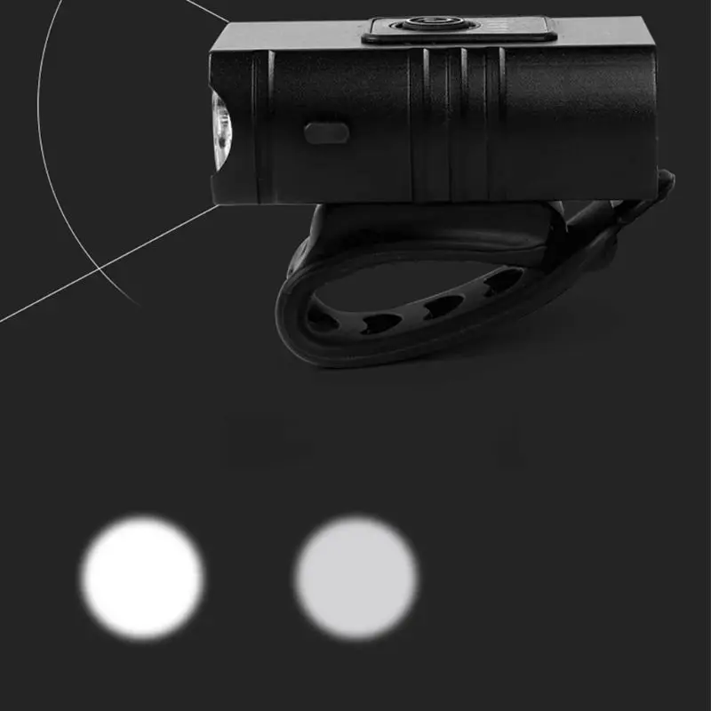 

USB Rechargeable Waterproof LED Bicycle Headlight Taillight Bike Front Head Light Rear Tail Lamp Cycling Safety Flashlight