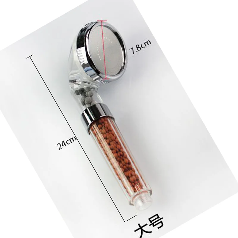 

3 Mode High Pressure Filter Ionic Handheld Household Bathroom Shower Head
