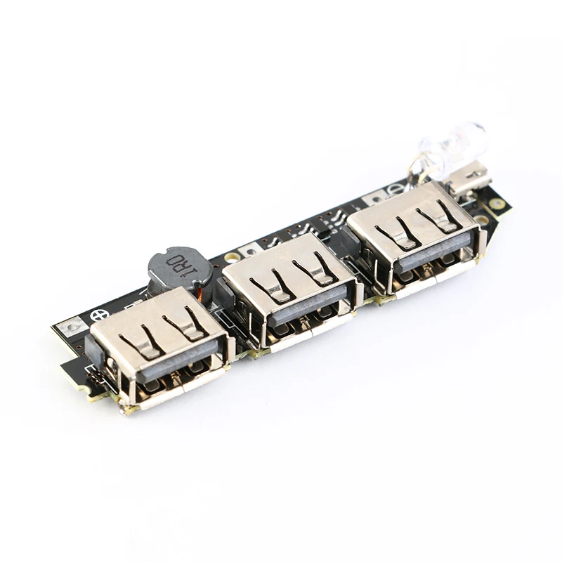 3 USB выход 5V 2A 1A литий-ионный аккумулятор 18650 зарядная плата светодиодный