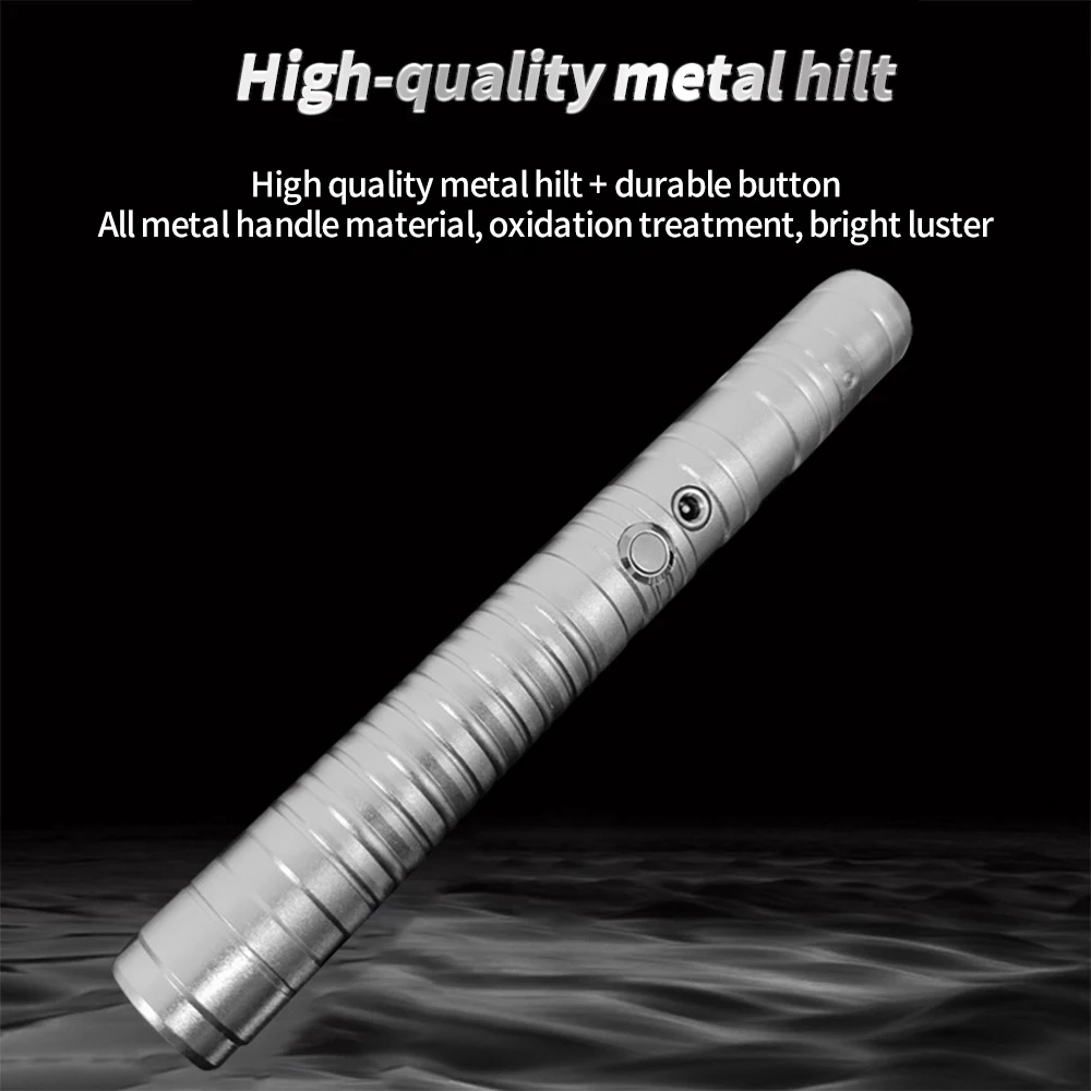 Металлический световой меч Звездные войны RGB 2-в-1 цветной лазерный меняющий свет