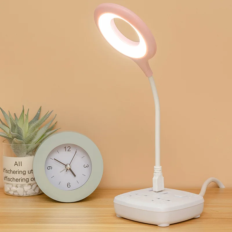 Минисветильник ный светодиодный светильник с USB Гибкая Настольная лампа для