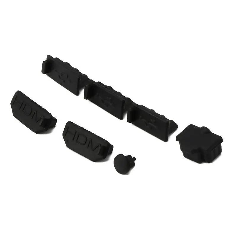 

7Pcs Dust Plug Silicone Dust Proof Cover Stopper Dustproof Case Kits for xbox one X Gaming Console L41F