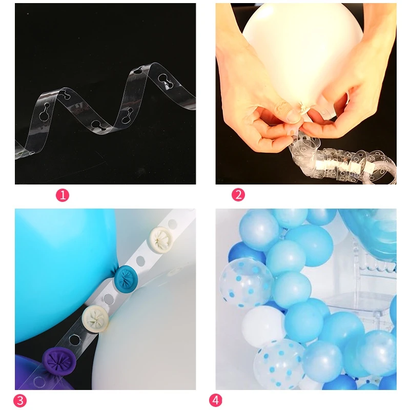 1 рулон 5 м воздушная цепочка ПВХ резиновые шарики аксессуары для свадьбы