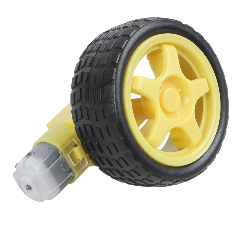 4 шт. для пластиковых шин Arduino Smart Car Robot с редукторным двигателем постоянного тока