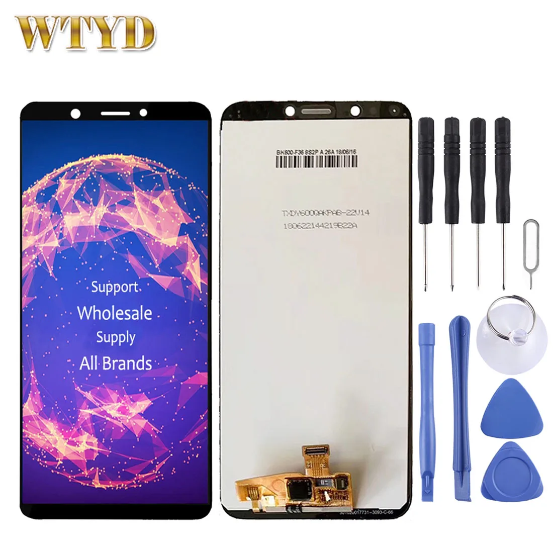 Для Lenovo ЖК экран дигитайзер полная сборка для K5 Note (2018) L38012 / K9 смартфон Запасная