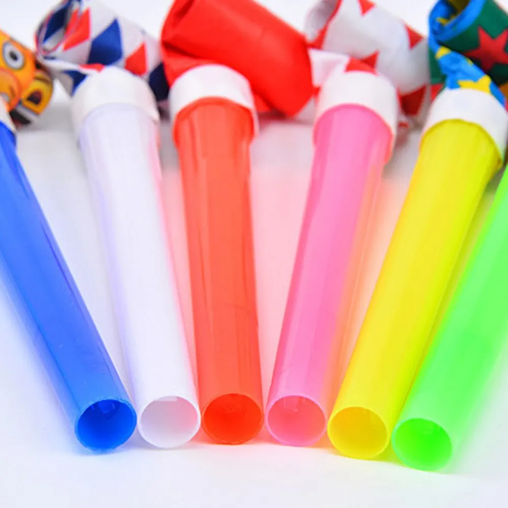 

Blow Roll Plastic Cheerleading Tool Birthday Toys 100PCS Whistle