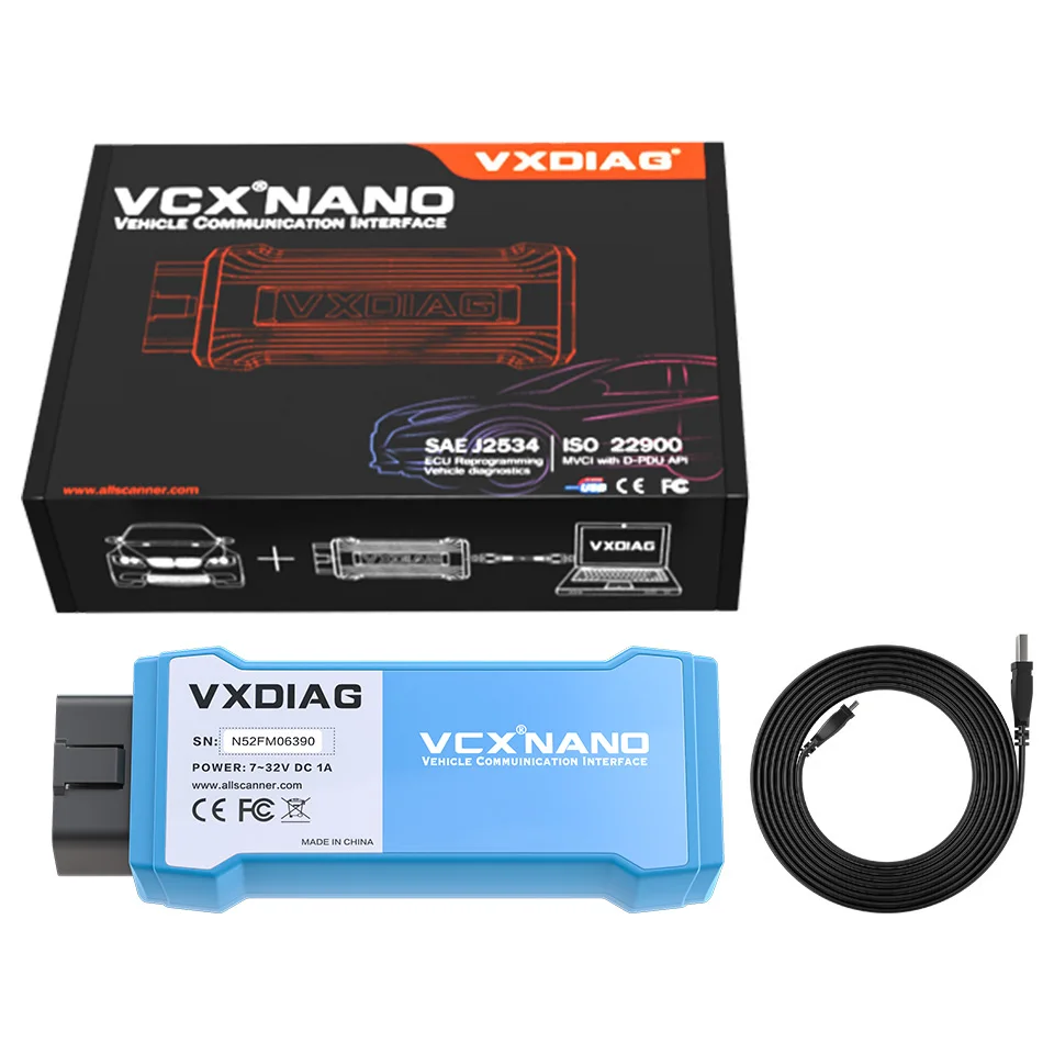 Автомобильный диагностический сканер VXDIAG Mini VCI J2534 инструмент для Toyota it3 TIS V15 Wi Fi VCX