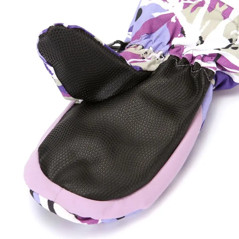 

Windproof Waterproof Kids Winter Warm Mittens Children Boys Girls Breathable Ski Snowboard Gloves