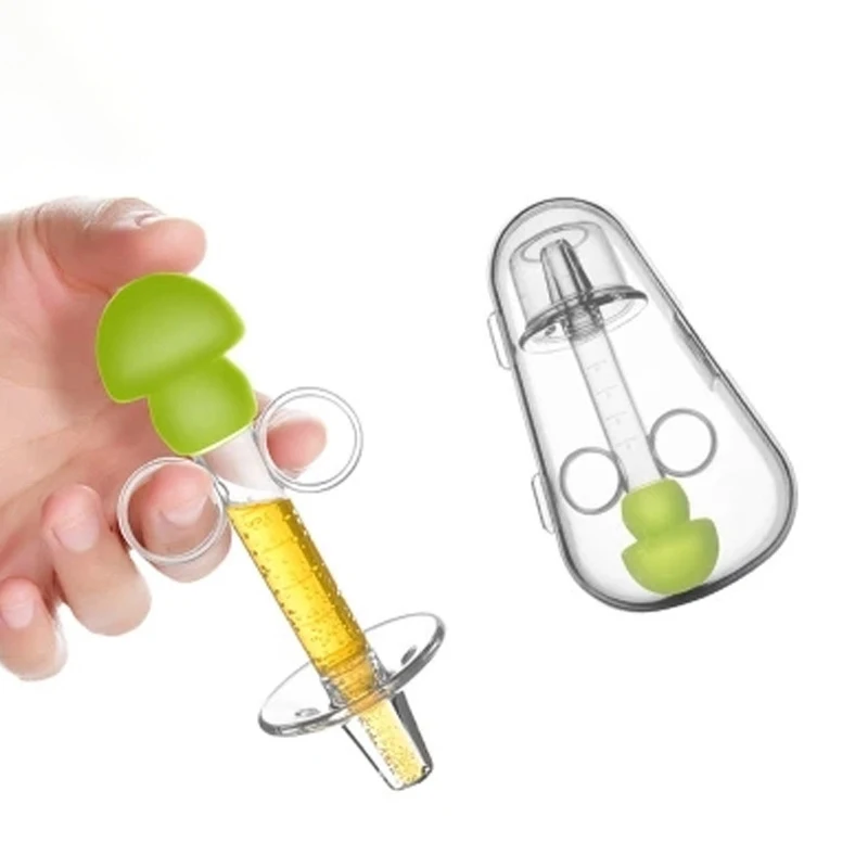 

Baby Medicine Dispenser Needle Feeder Squeeze Medicine Dropper Dispenser Pacifier Feeding Utensils with Scale Baby Accessories