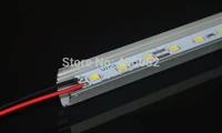 10pcs smd5630 led bar light 12v led strip cabinet light 36leds0 5m with v shaped aluminum channel