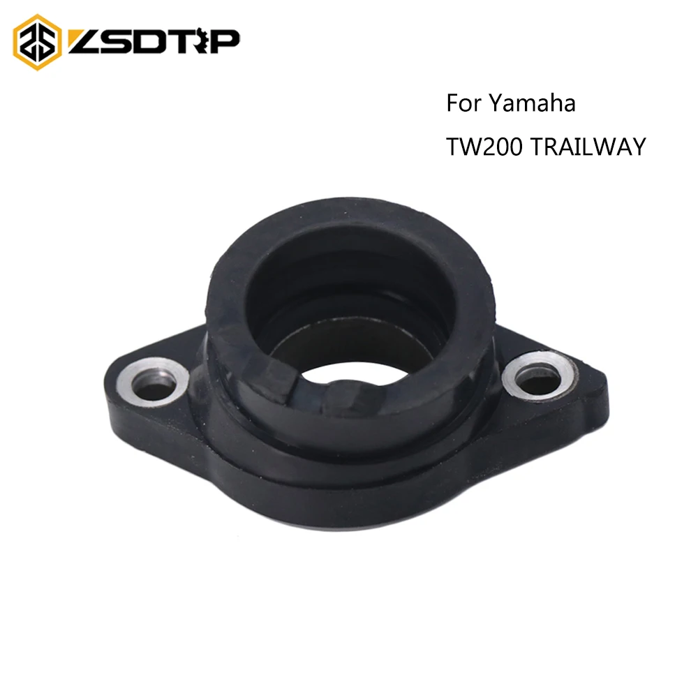 

ZSDTRP Carburetor Adapter Joint Boots Holder Connecting Pipe Intake Manifold Boots For Yamaha TW200 TRAILWAY 1987-2010