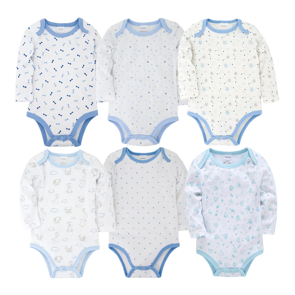 

Roupas bebe de/комплект боди с длинными рукавами для новорожденных, 100% хлопок, Пижама для маленьких мальчиков и девочек нижнее белье с длинными ру...