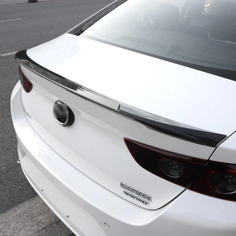 

CEYUSOT для автомобильных запчастей спойлер новый седан Mazda 3 2019 2020 Mazda3 Задний спойлер багажника автомобиля Высокое качество ABS Материал M3