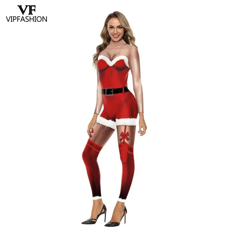 VIP Модная Новое поступление женские рождественские костюмы косплей для