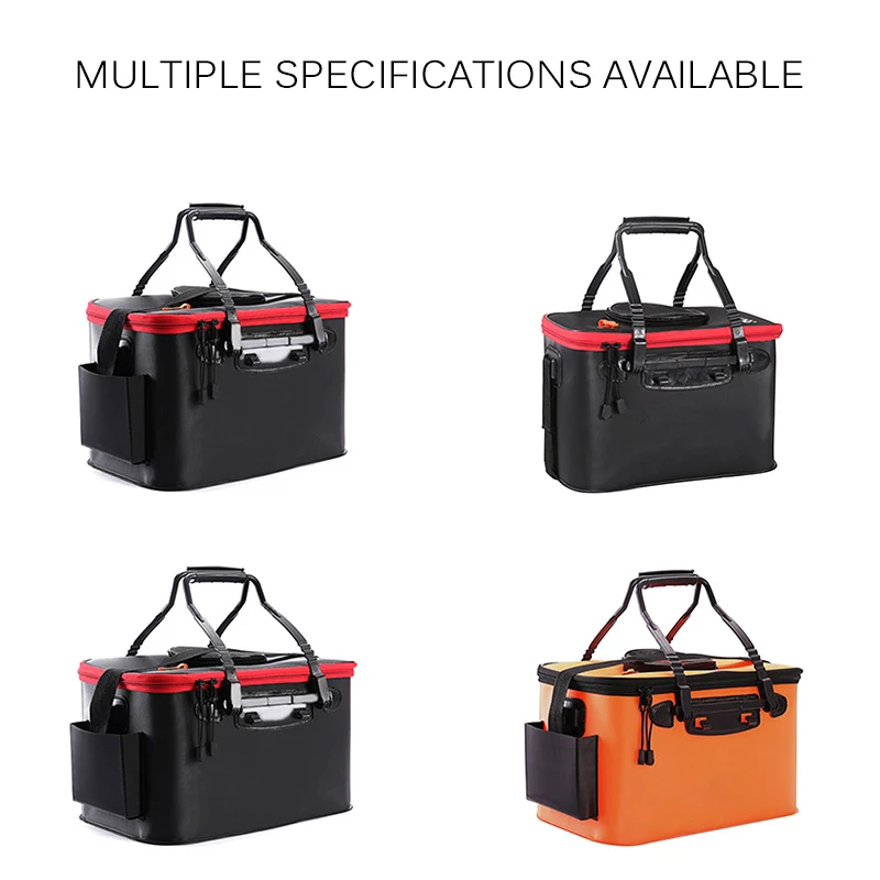 Ведро рыболовное складное из ЭВА утолщенная износостойкая сумка для живой рыбы