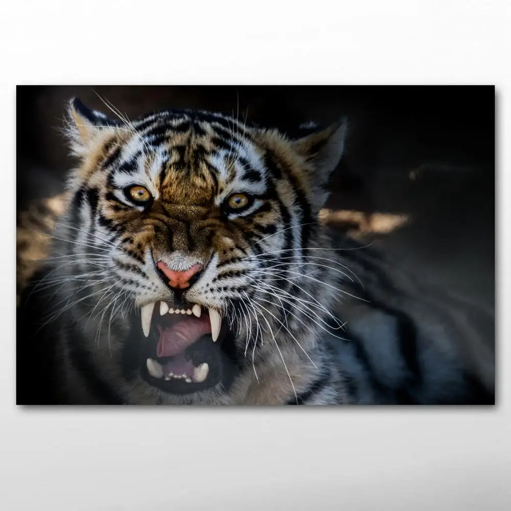 Декоративные картины зверь тигр дикой природы на стену для домашнего декора