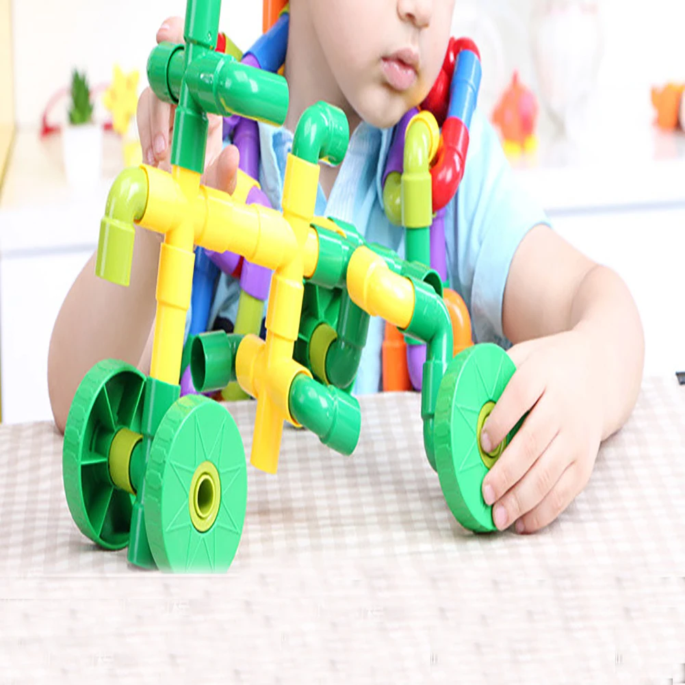 Детские игрушки подарки горячая Распродажа Красочные DIY вставки строительный