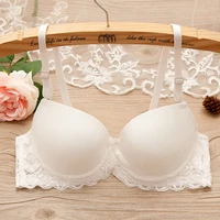 women push up bra 3475 3885 ab cup for sweet girls cute bra female lingerie solid smooth lace underwear students brassiere