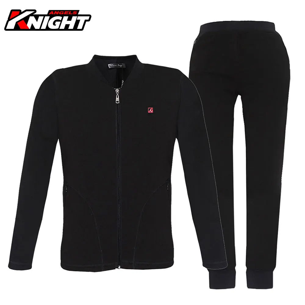

Winter Motorcycle Heated Jacket Riding Men USB Electric Heating Suit Thermal Underwear Set Touring Keep Warm Clothes M-4XL