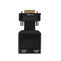 vga to hdmi compatible converter audio video adapter full hd 1080p laptop pc to tv av connector for tv projector