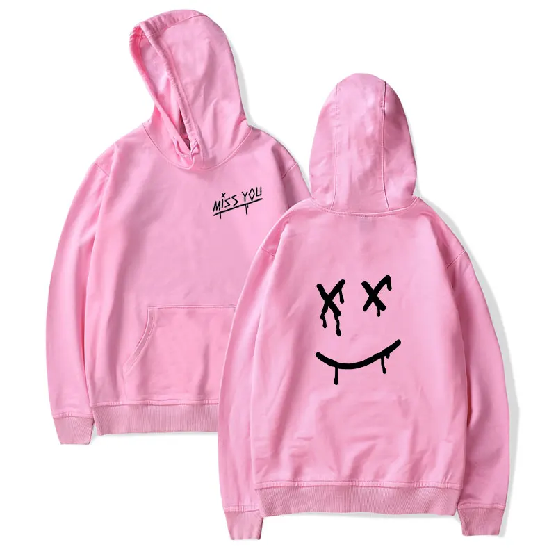 

Miss You Louis Tomlinson Print Hoodie Fall/Winter Fashion Sweatshirts Men/Women Pullover Boys/Girls Simple Design Pink Hoodies