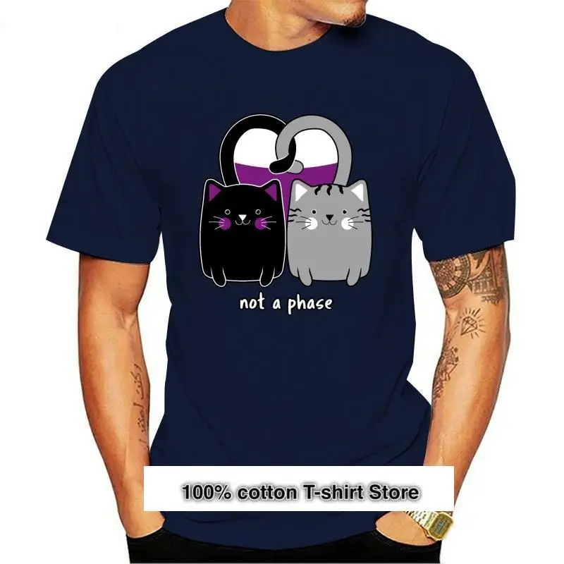 

Asexual-Camiseta de манга corta с сердечком, camisa с letras estamas, cuello Round Do, для primavera