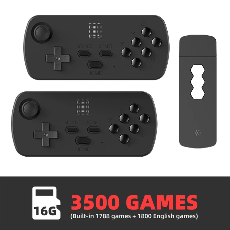 

USB Wireless Handheld TV Video Game Console Build In 3500 Classic Game 8Bit Video Console Support HDMI-compatible TV Console