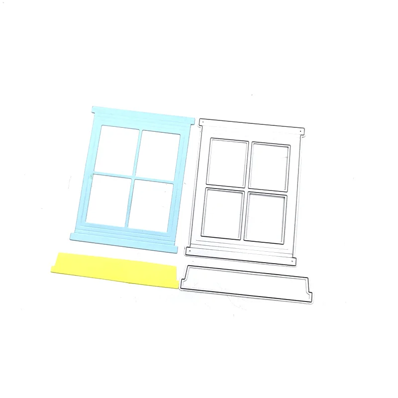 

Julyarts Window Die Cuts for Card Making Metal Cutting Die Scrapbook Paper Craft Knife Mould Blade Punch Stencils Dies
