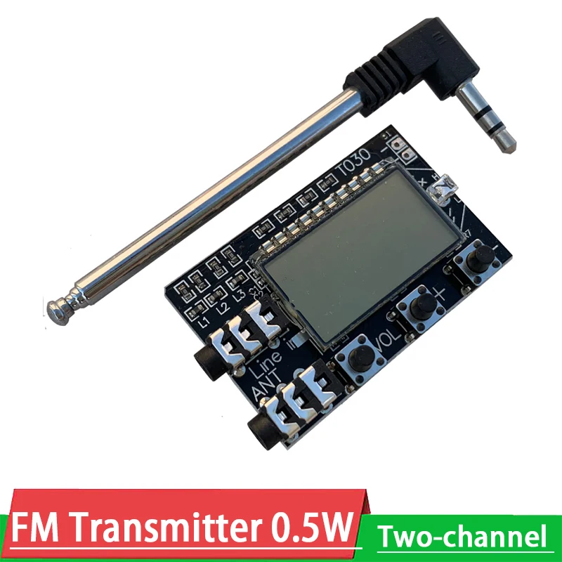 DC 3V-12V стерео FM-передатчик модуль 76M-108Mhz плата FM-передатчика беспроводная передача
