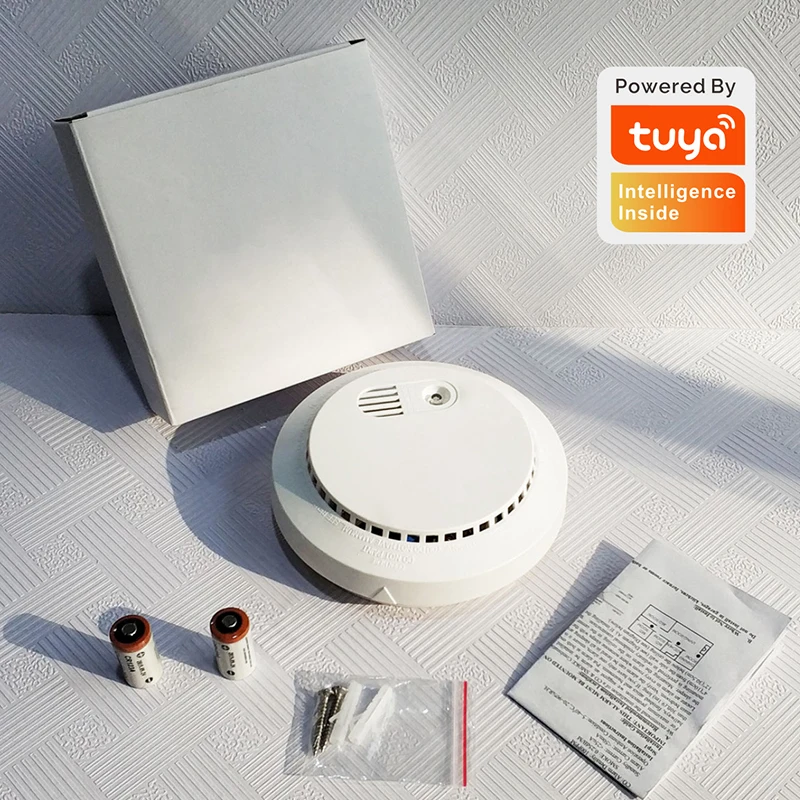 

Tuya Wifi Smart CO Carbon Monoxide Smoke Detector Gas Poisoning Fire Alarm APP Notification Sensor Fire Emergency Equipment