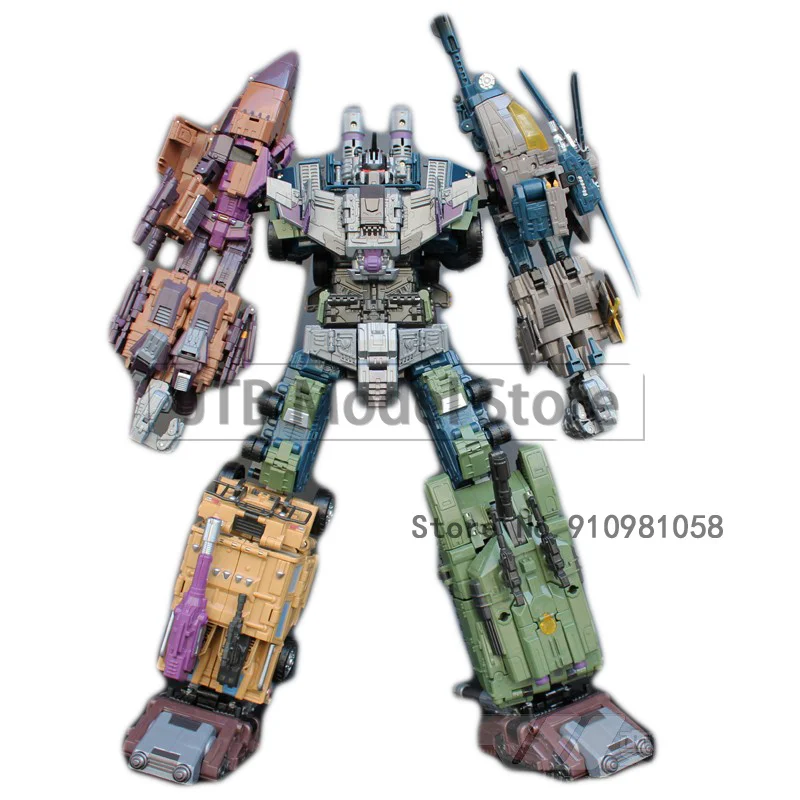 JINBAO transformation Action Figure Toy Bruticus Chariot movie Model 43cm deformation Car Robot Onslaught Brawl Blast Swindle KO | Игрушки и