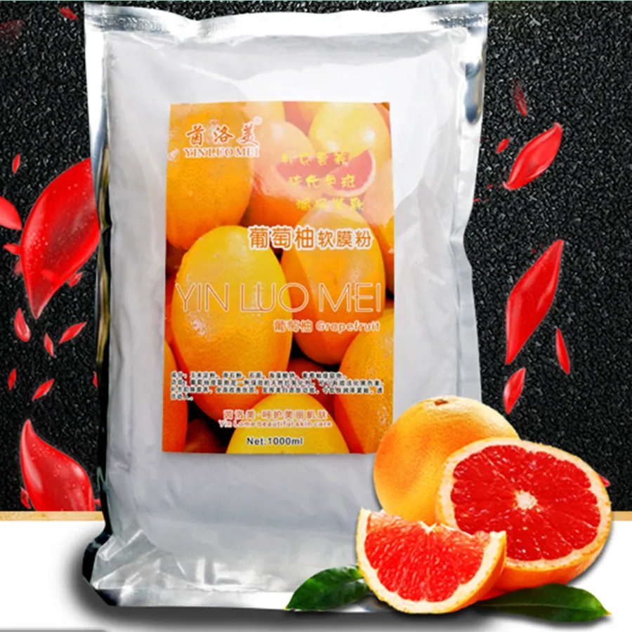 

800g Grapefruit Essential Oil Modeling Peel Off Mask Powder Soft Film Powder Vitamin B Vitamin C Moisturizing