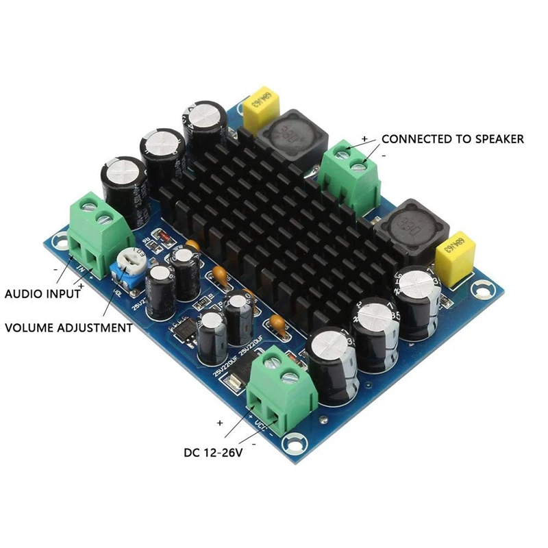 DC 12V 26V 150W TPA3116DA TPA3116 D2 моно канальный цифровой усилитель мощности с усилителем