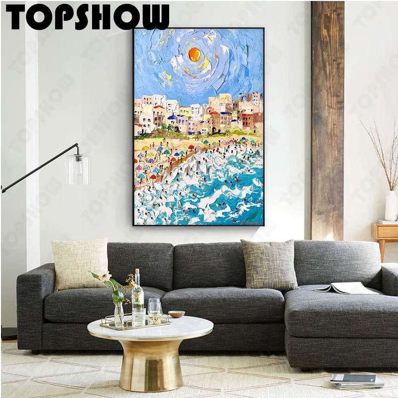 

Abstract Large Original Hand Painted Abstract Oil Painting Handmade Oil Painting Wall Art For Home Living Room