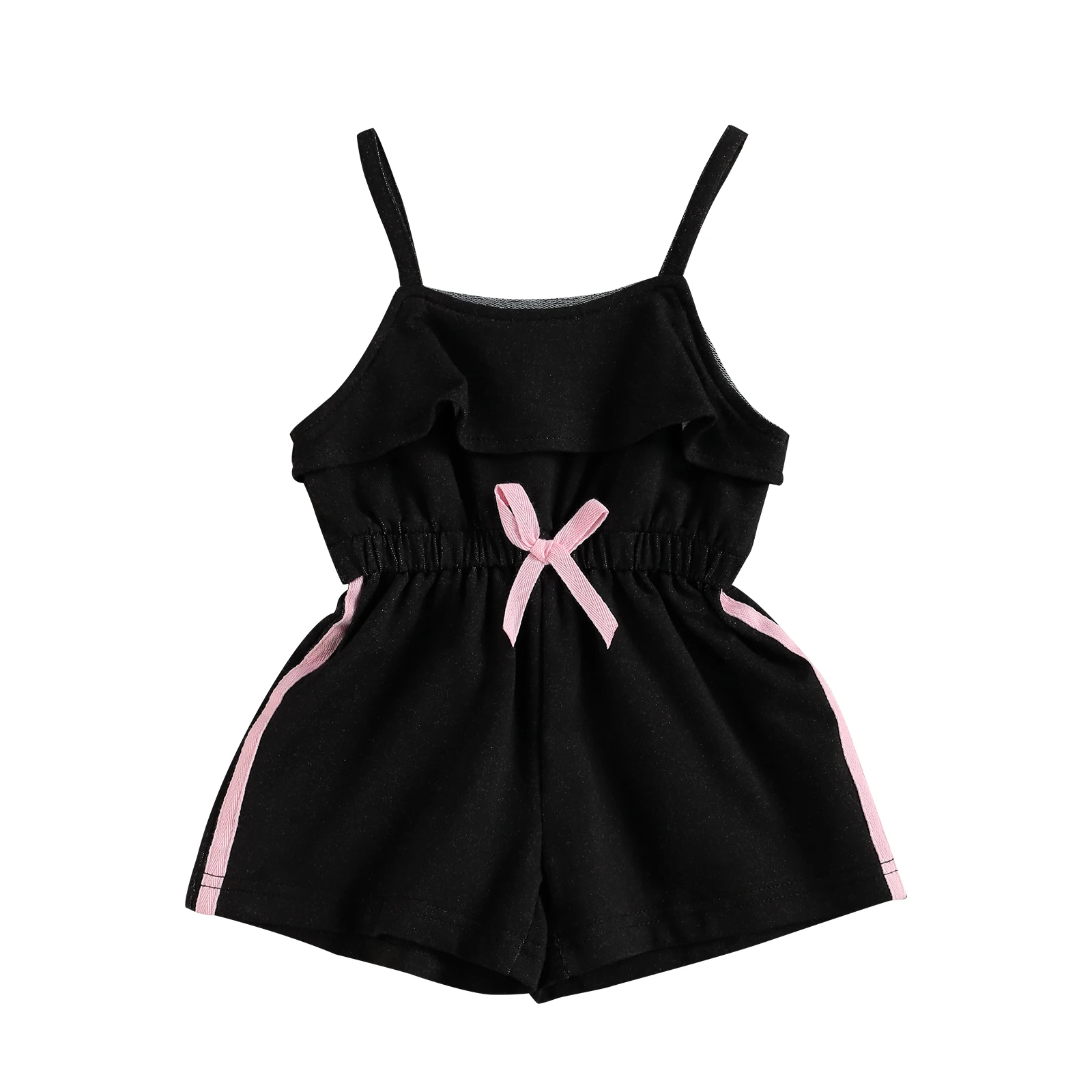 

Комбинезон детский, без рукавов, на бретельках, с полосками по бокам