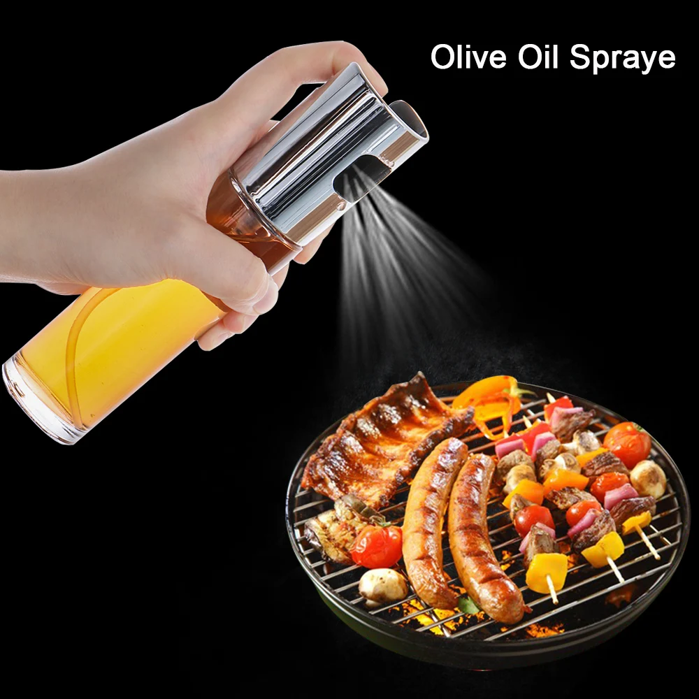 Стеклянный распылитель оливкового масла 100 мл кухонный для бутылка с насосом