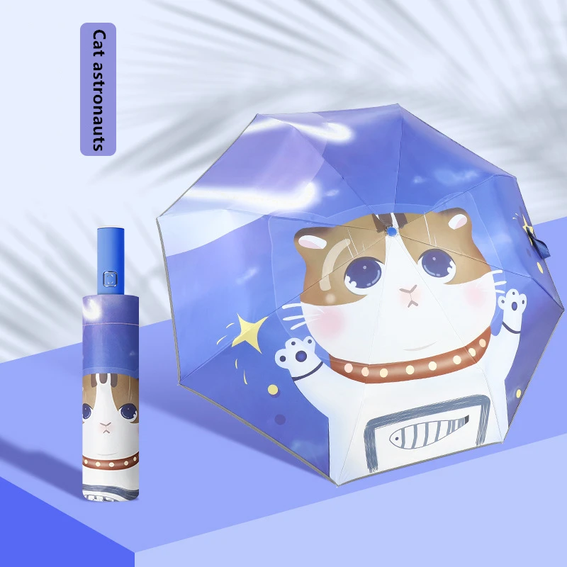 Детский зонт для мальчиков и девочек мультяшный автоматический с