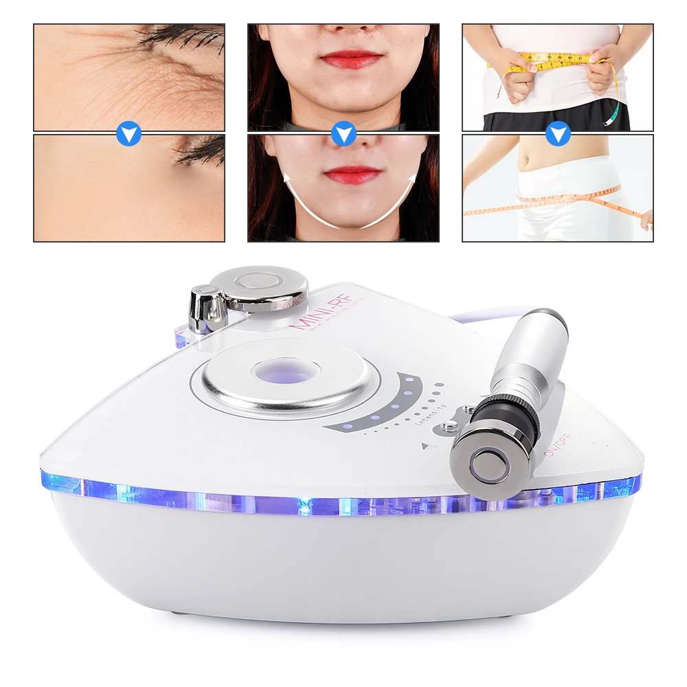 3 in 1 RF Tripolar Skin Lifting Machine Body Slimming Face&ampEye Tighten Beauty Device Remove Eye Neck wrinkle Double Chin | Красота и