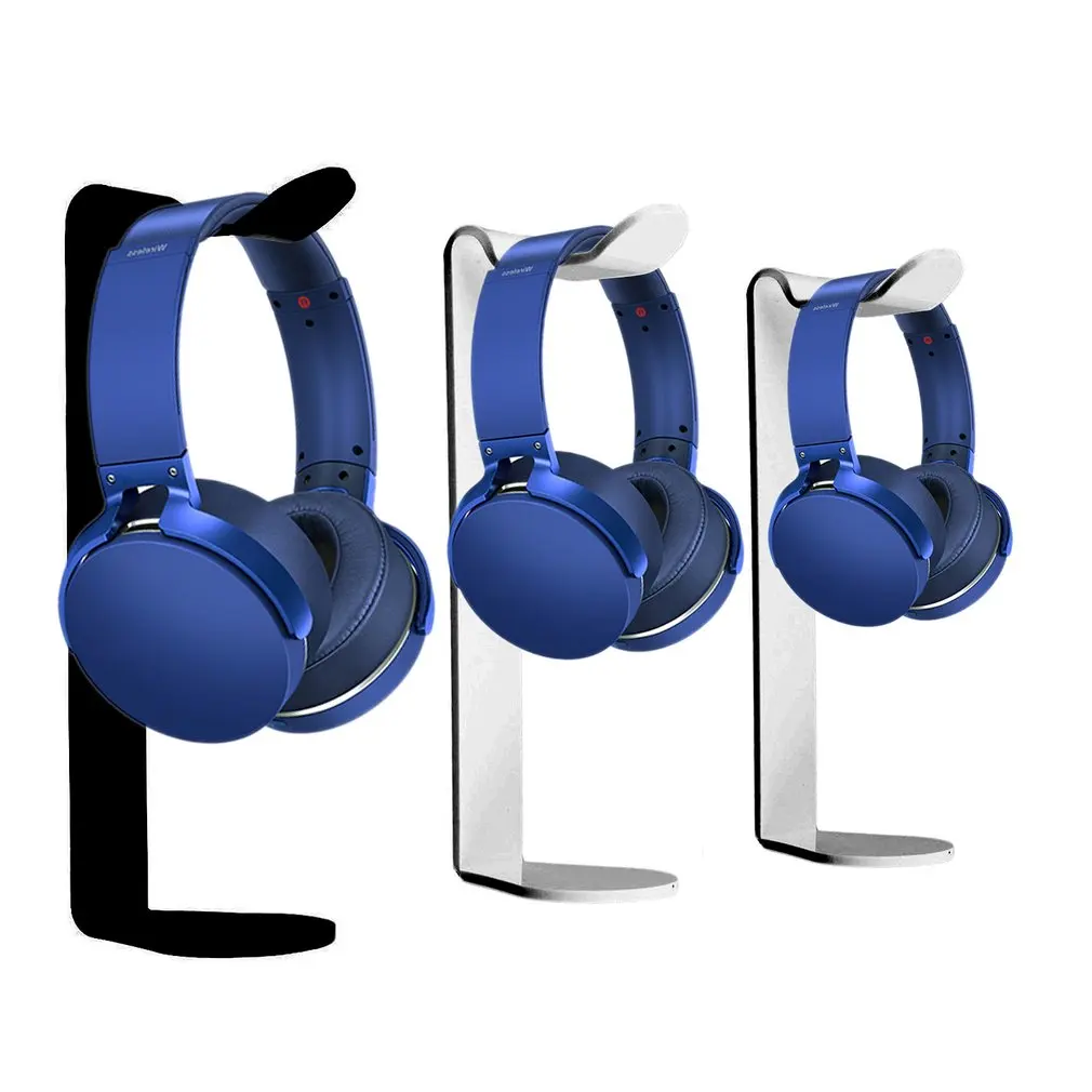 

Acrylic Earphone Headset Hanger Holder Headphone Desk Display Stand Fashion Display For Headphones Bracket