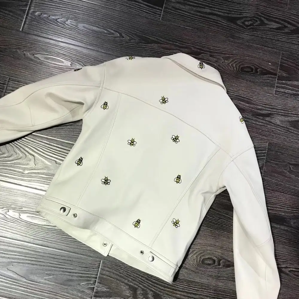 winter women sheepskin coat genuine leather Jacket oversize female overcoat 2020 womens tops and blouses