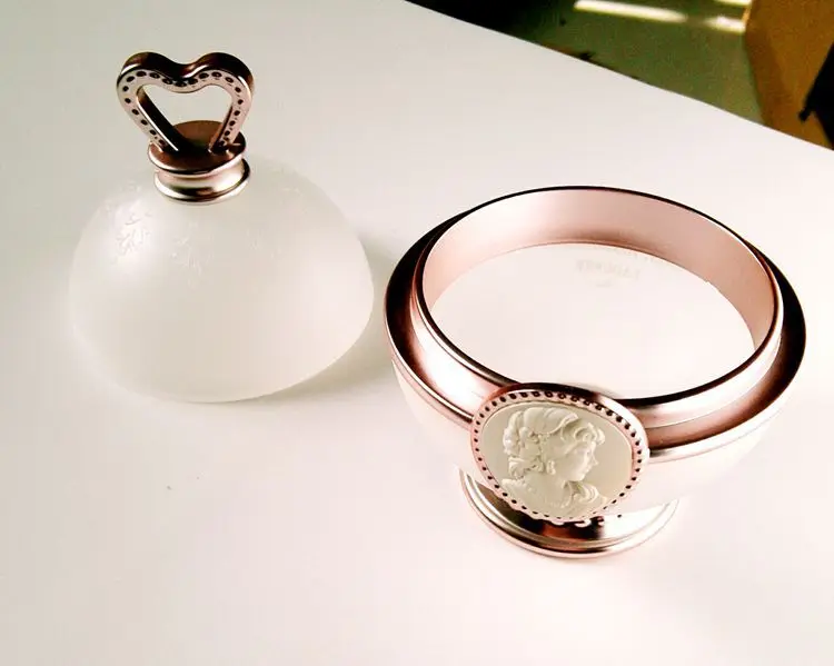Laduree queens держатель ювелирных изделий матовый роскошный контейнер для хранения косметики коробка для хранения ювелирных изделий Кольцо ожерелье хранение мелких вещей