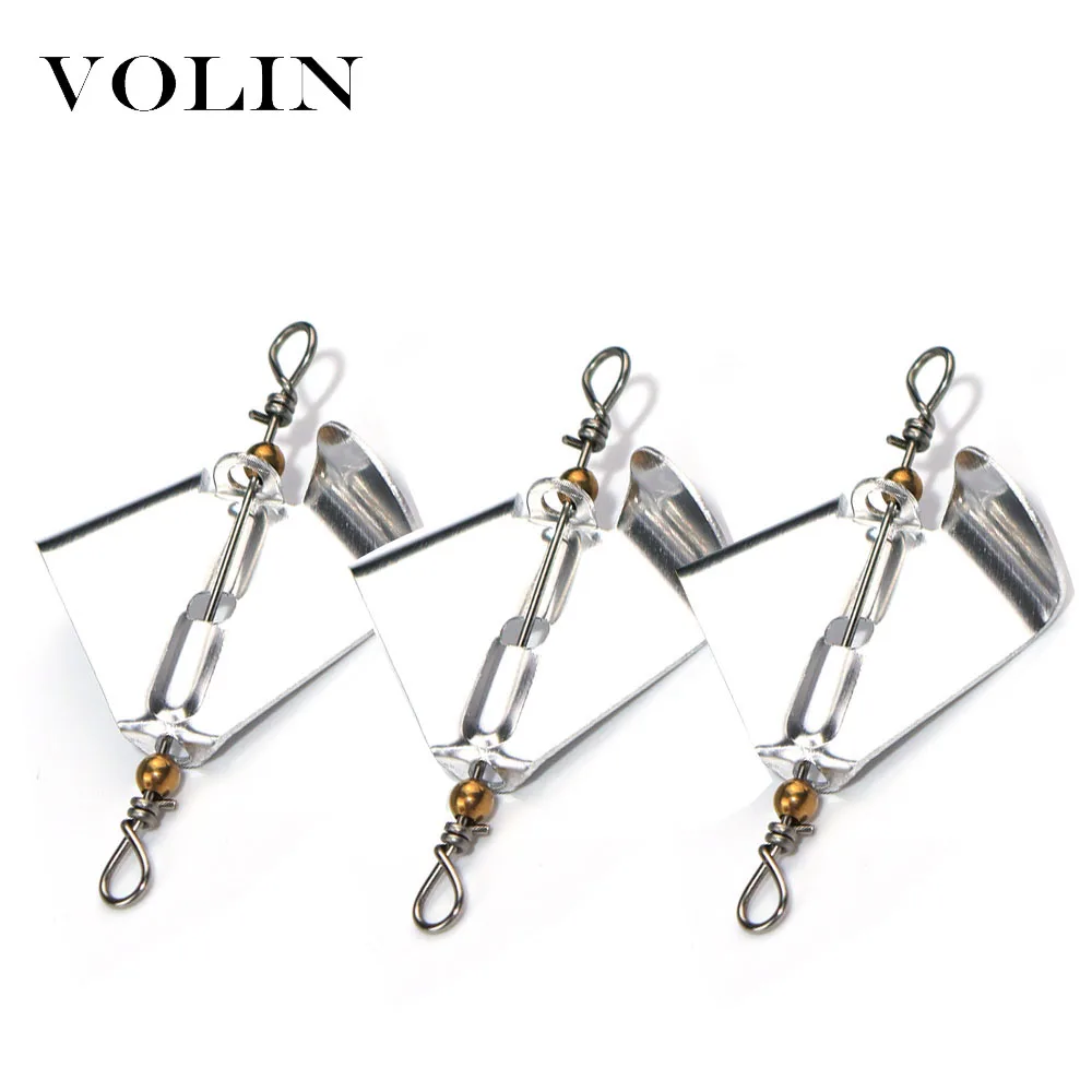 Новинка 4 шт. вращающаяся искусственная приманка VOLIN полосатая 1 г 2 г|Наживки для