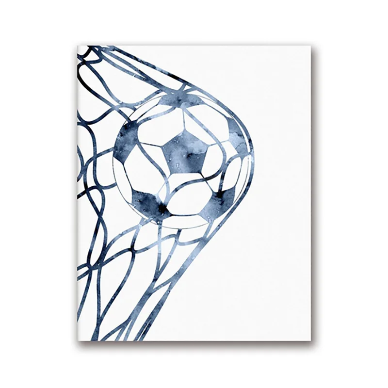 HD печатные изображения домашняя стена скандинавский стиль футбольный постер