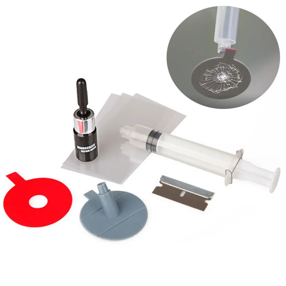 Профессиональный набор для Ремонта Лобового Стекла автомобиля сделай сам