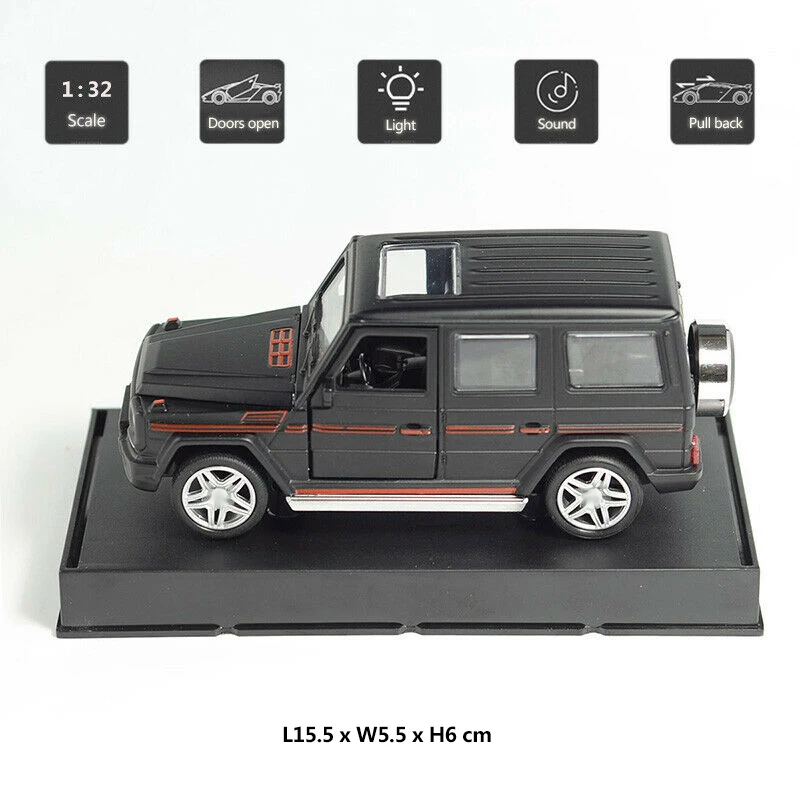 Модель автомобиля HOMMAT 1:32 G65 AMG роскошный внедорожник из металлического сплава