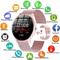 2021 fashion smart watch womens heart rate monitoring ip67 waterproof sports watch men and women waterproof smartwatch ladies