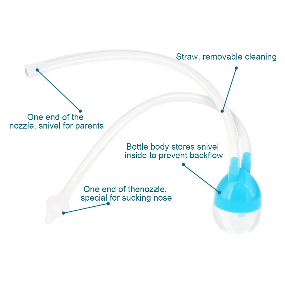 Горячий Новорожденный ребенок вакуумный отсасывающий носовой аспиратор