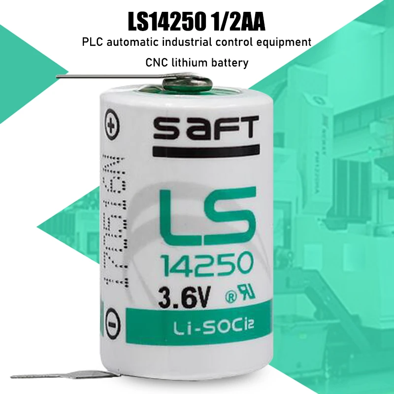 1 шт./лот новый оригинальный SAFT LS 14250 LS14250 3 6 V 1/2 AA 1/2AA Первичная батарея ПЛК литиевая
